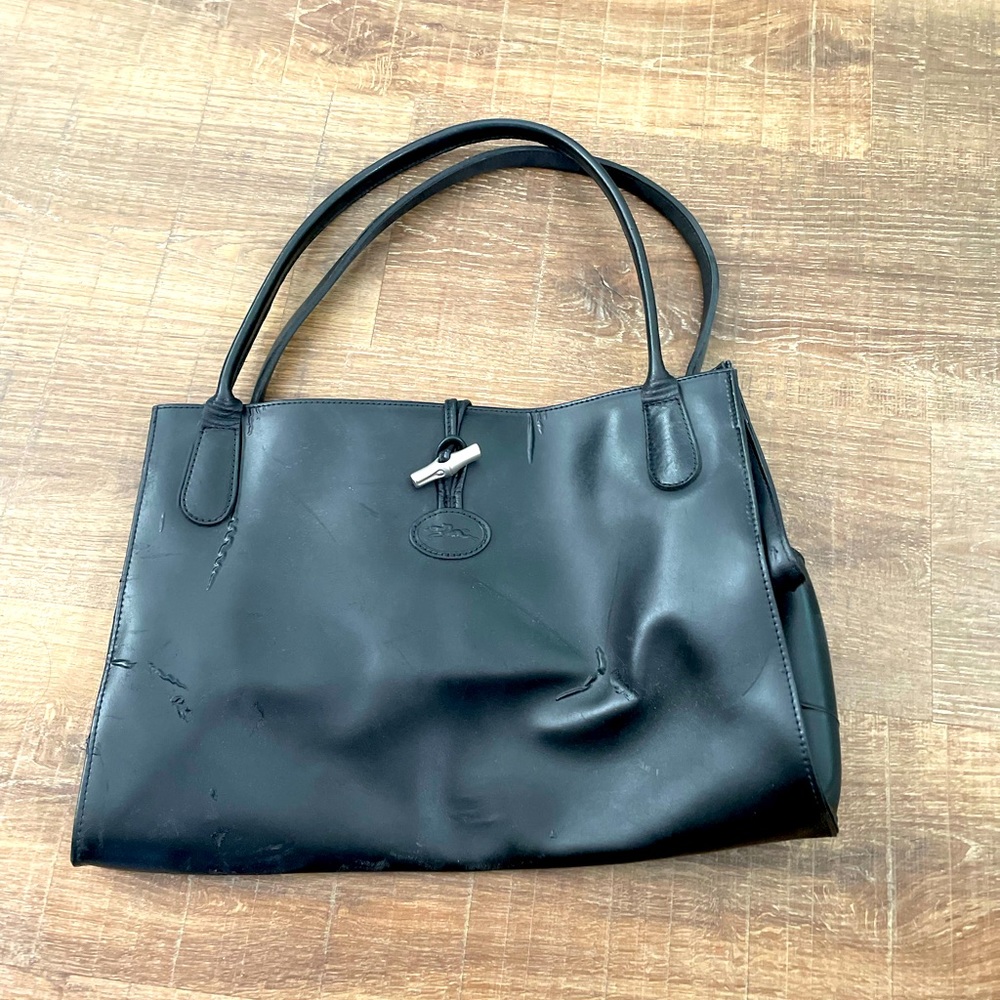 Longchamp Roseau Leather Tote